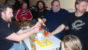 Teambesprechung im Kater Murr